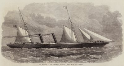 Le nouveau vapeur Delta de la Compagnie Péninsulaire et Orientale - Edwin Weedon